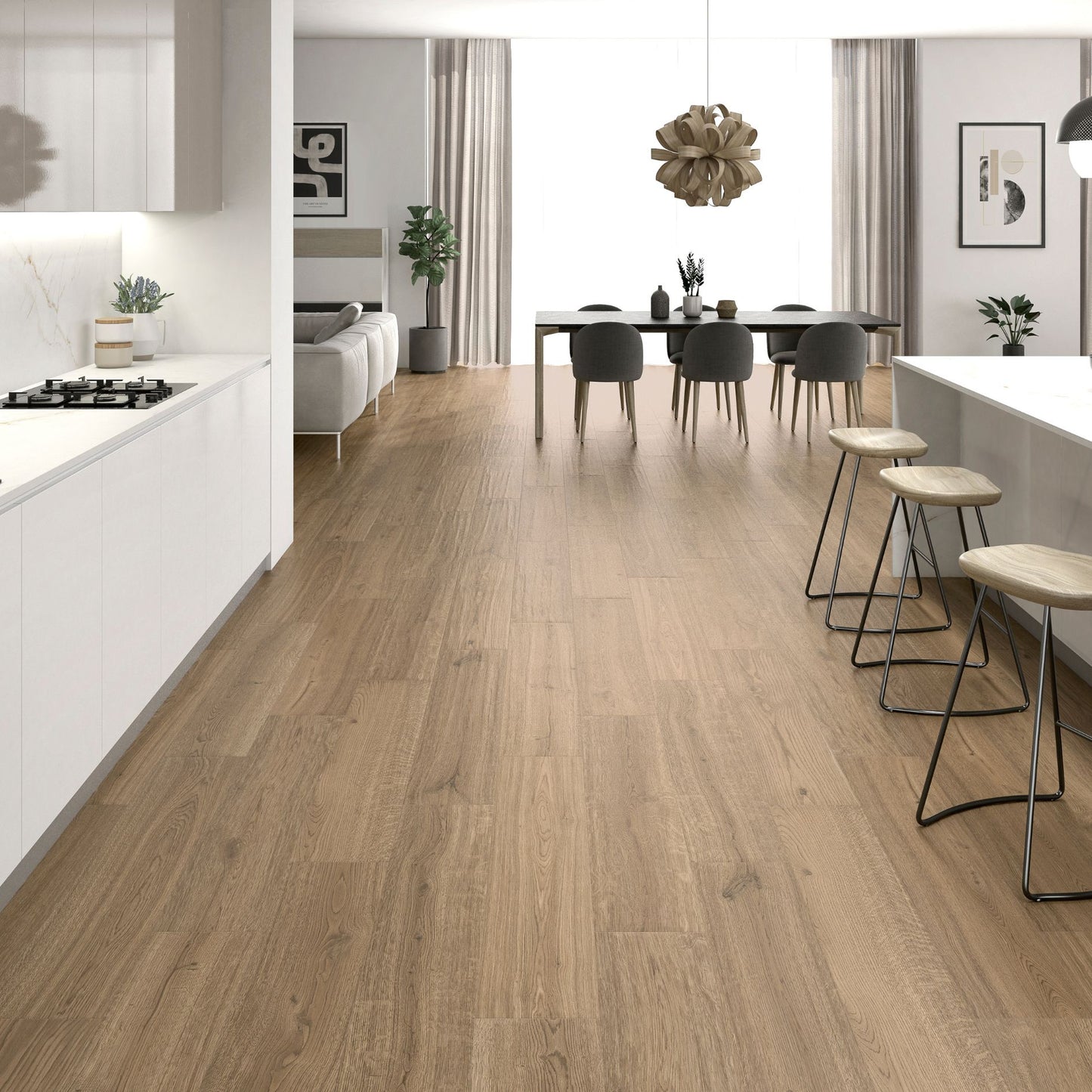 Porcelanato Baywood Honey 23x120