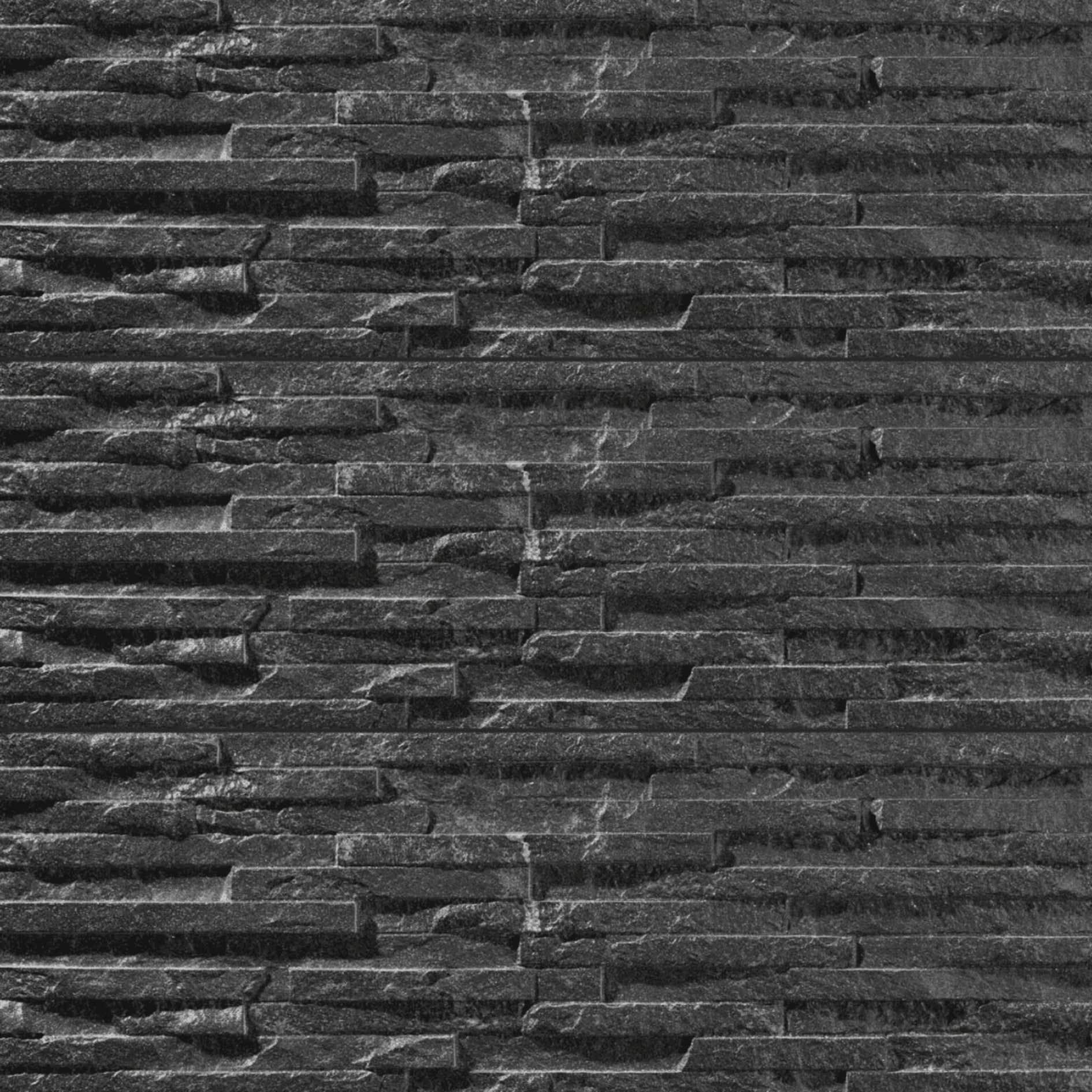 Porcelanato 17x52 Behobia Negro - ambiente instalado