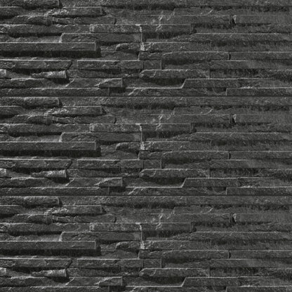 Porcelanato 17x52 Behobia Negro - ambiente instalado