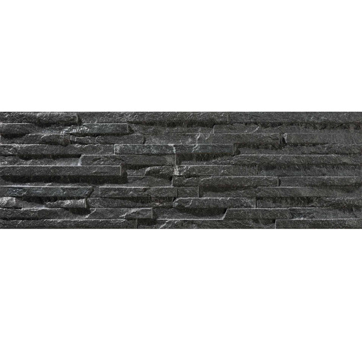 Porcelanato 17x52 Behobia Negro - vista palmeta