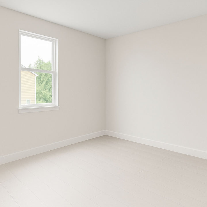 Guardapolvo Porcelanato 10x60cm Blanco Mate - ambiente instalado