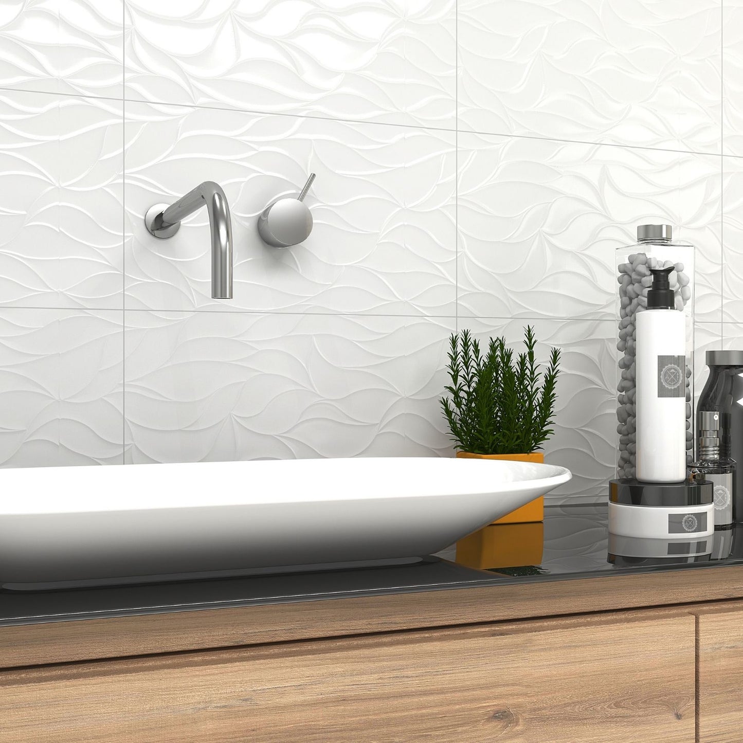 Cerámica para baño 33x60 Campestre