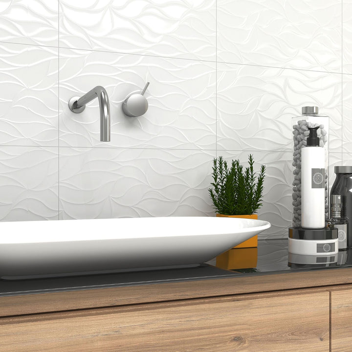 Cerámica para baño 33x60 Campestre - ambiente instalado