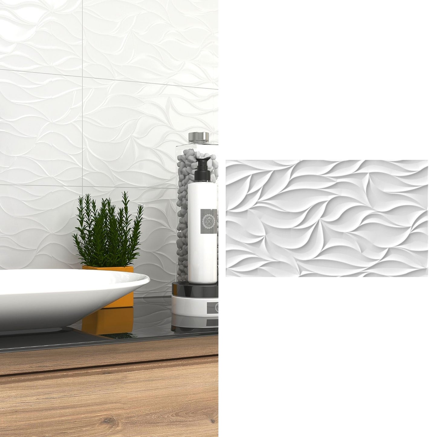 Cerámica para baño 33x60 Campestre