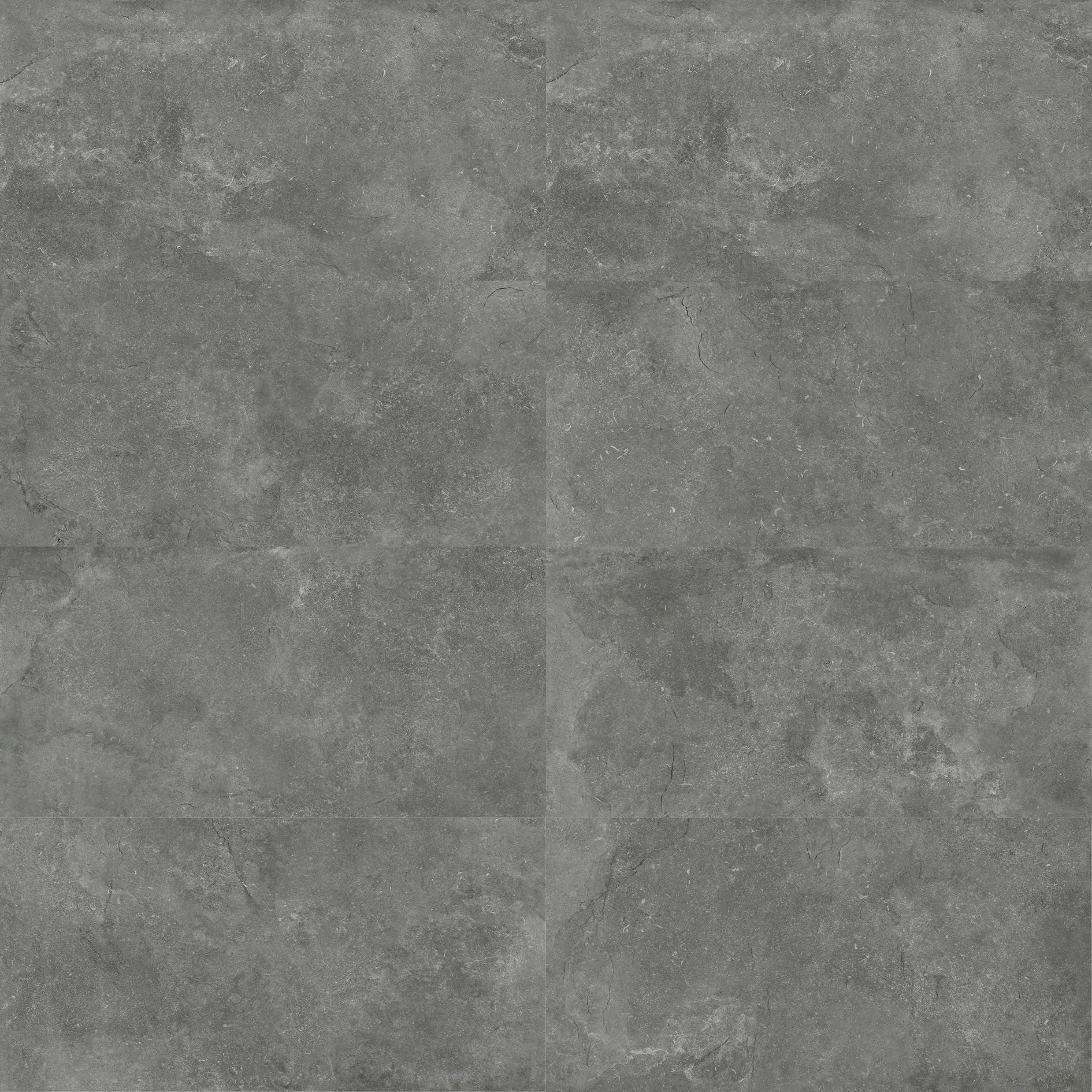 Porcelanato Cassian Coal 60x120 Cemento Gris Oscuro - vista palmeta adicional
