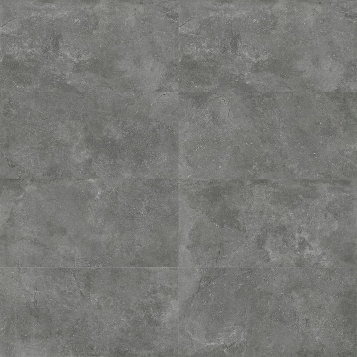 Porcelanato Cassian Coal 60x120 Cemento Gris Oscuro - vista palmeta adicional
