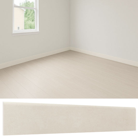 Guardapolvo Porcelanato 10x60cm Cemento Bone