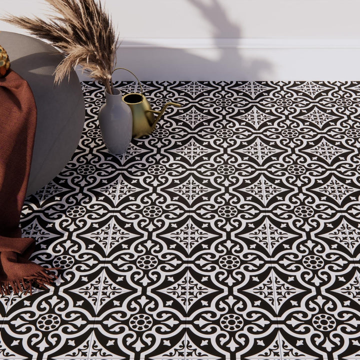 Porcelanato Chester Black 45x45cm - ambiente instalado 2