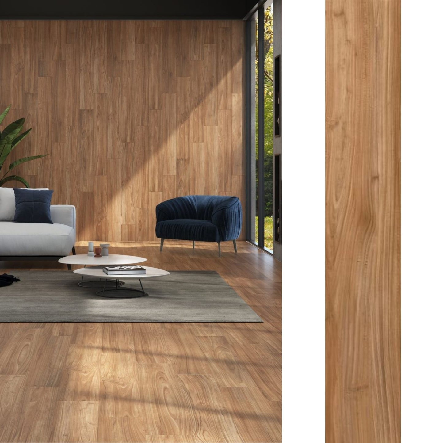 Porcelanato 20x120 Colorado Roble