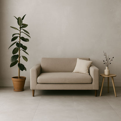 Porcelanato 60x60 Flik Latte - ambiente instalado