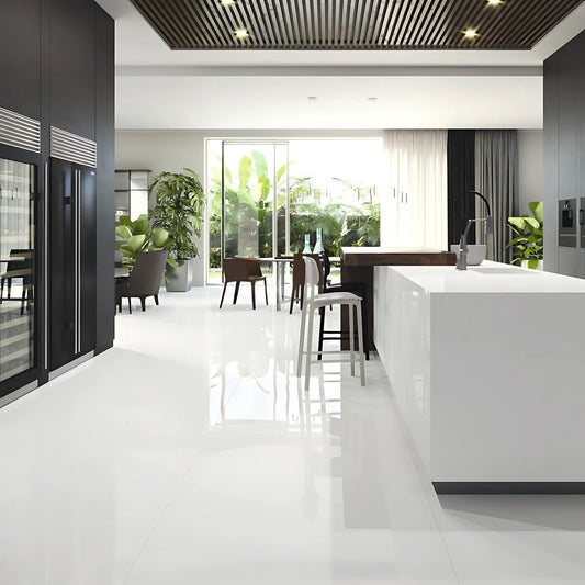 Porcelanato 62x120 Gran Artico Lux - ambiente instalado