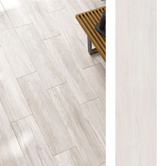 Porcelanato 22,5x90 Landes Blanc
