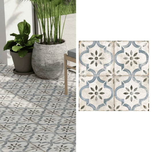 Porcelanato 45x45 Leeds Blue