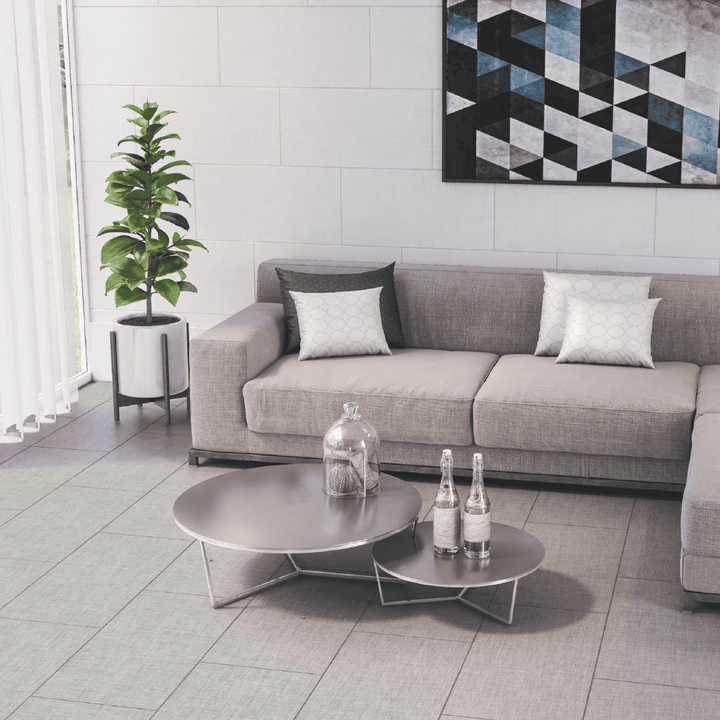 Cerámica 31x60 Linho Light Gray - ambiente instalado