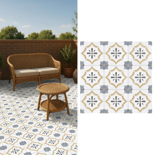 Cerámica tipo decorado 60x60 Milano