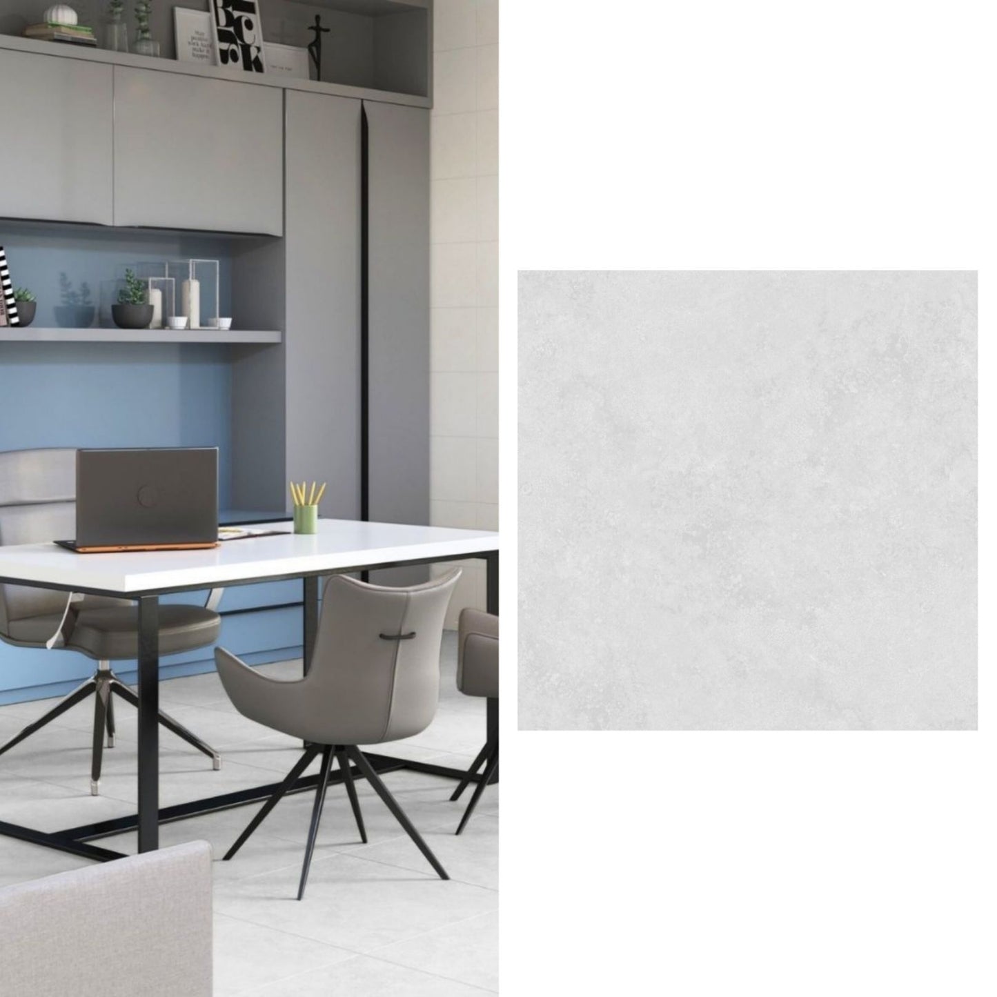 Cerámica 60x60 Napoli Grey Plus