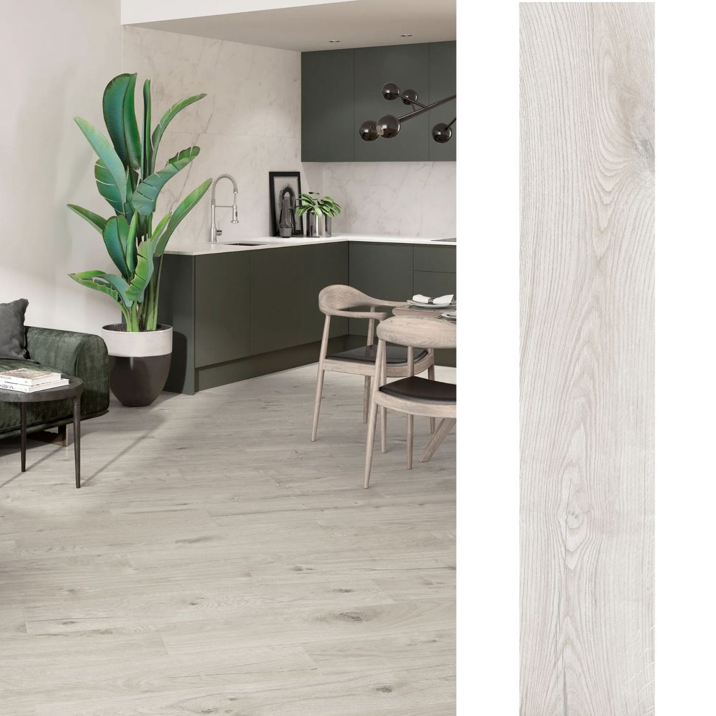 Porcelanato 23x120 Oland White