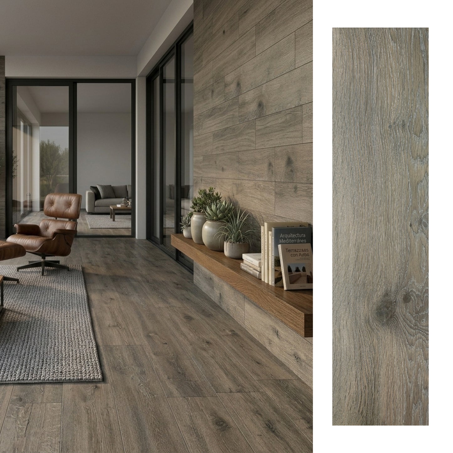 Porcelanato 25x100 Outi Gris