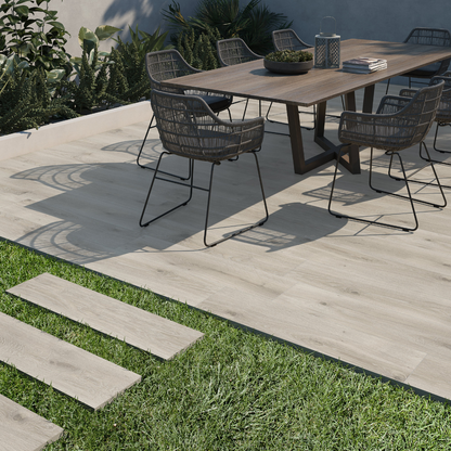 Porcelanato 25x100 Outi Natural - ambiente instalado 3
