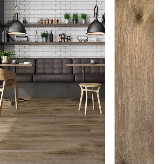 Porcelanato 25x100 Outi Roble