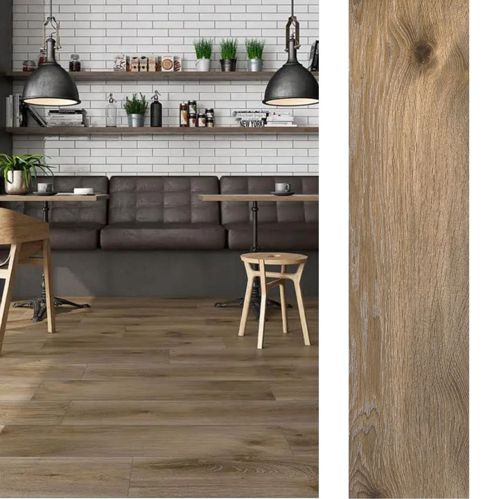 Porcelanato 25x100 Outi Roble - imagen principal