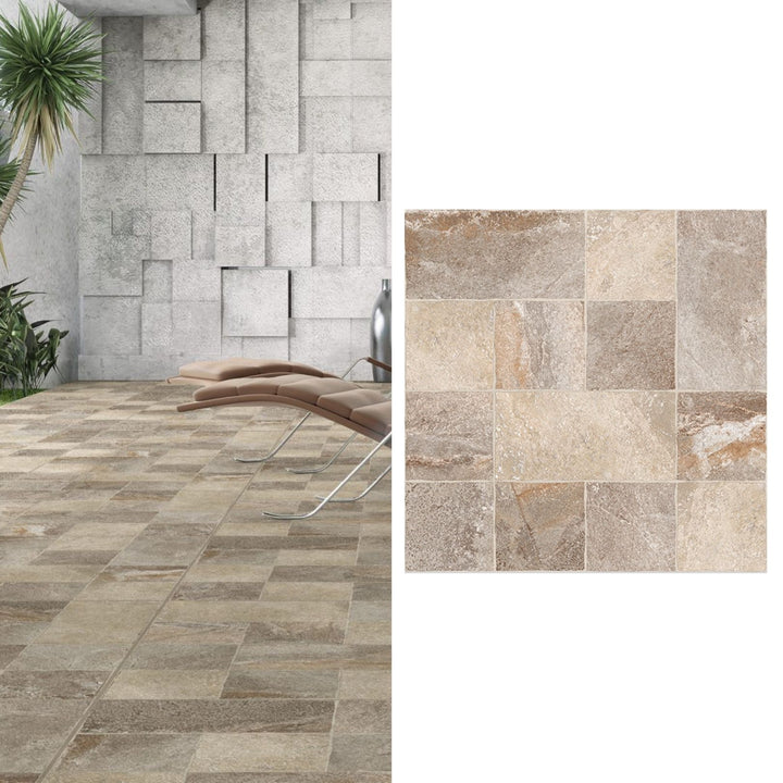 Cerámica 60x60 Pavia Brown - vista del material