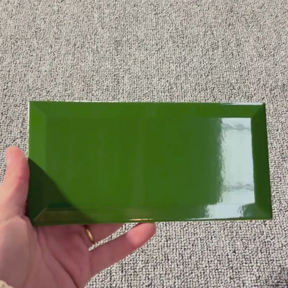 Cerámica 10x20 metro verde | Caja 1 m²