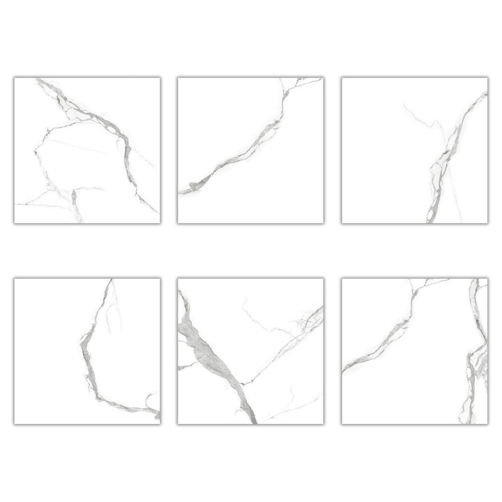 Porcelanato 60x60 Statuario Rich Silver - vista adicional 2