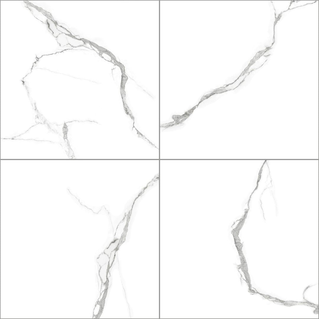 Porcelanato 60x60 Statuario Rich Silver