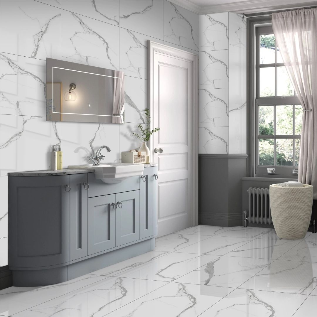 Porcelanato 60x60 Statuario Rich Silver